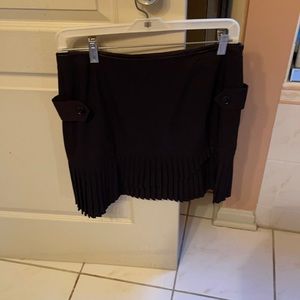 Excellent condition black pleated INC skirt.